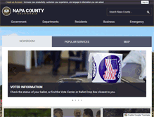 Tablet Screenshot of countyofnapa.org